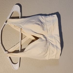 Buffbunny Collection alpha sports bra ivory size medium